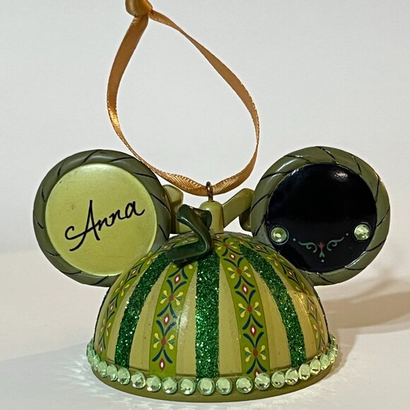 Disney Anna Frozen Princess Ear Hat Christmas Ornament - Picture 2 of 5